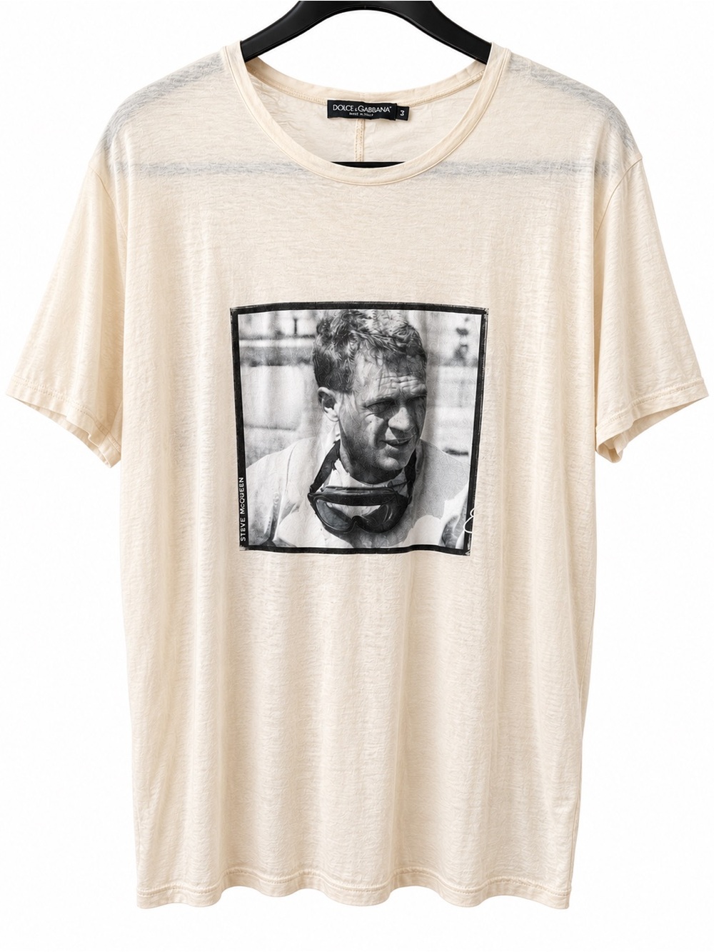 Dolce & Gabbana Steve McQueen Short Sleeve Tee RARE!!